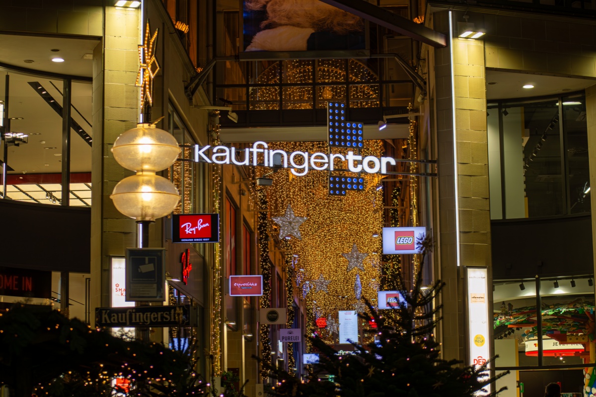 Wonderful Christmas lights and fair on Marienplatz square in Munich