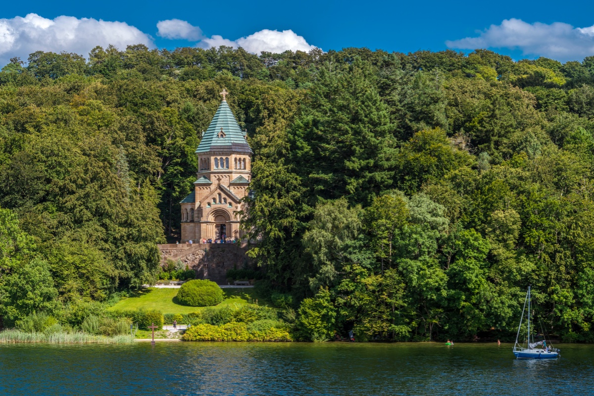 Votive Chapel near Berg on Lake Starnberg in honor of King Ludwig II of Bavaria