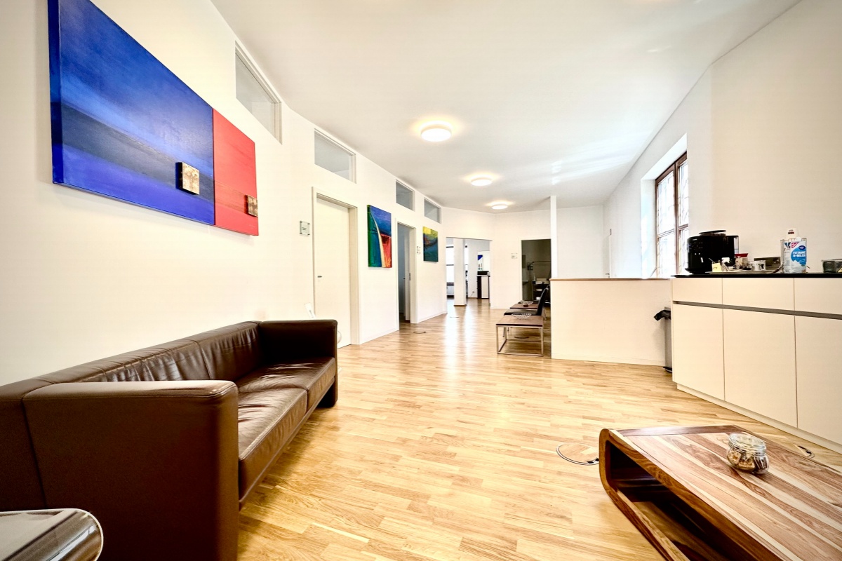 Reception and waiting area
